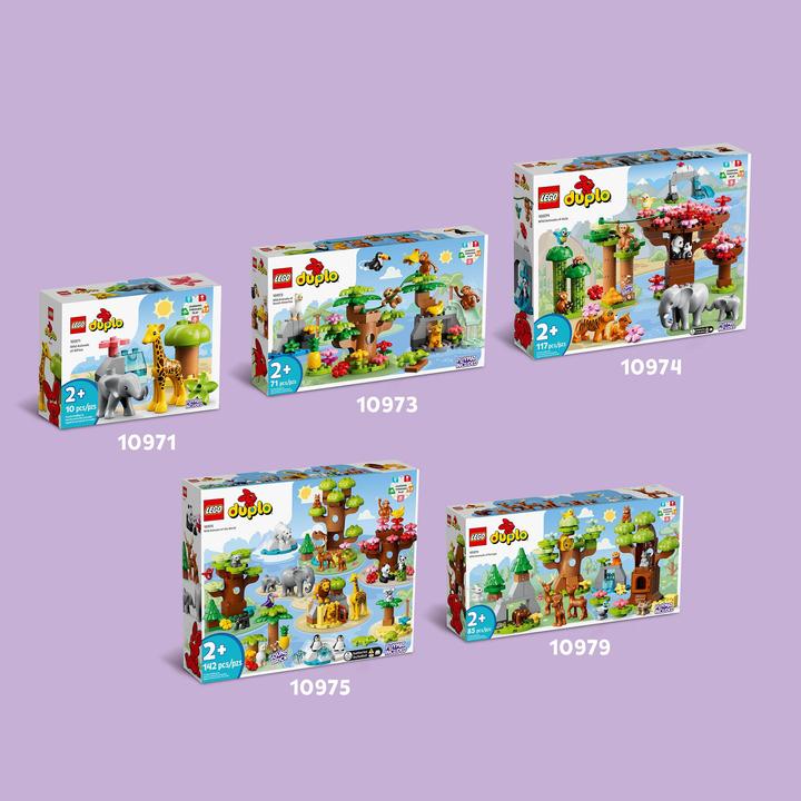 Actual product image LEGO Wild animals of the ocean (10972)