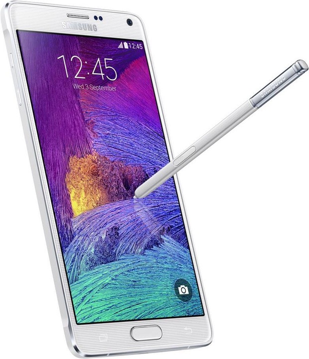 Samsung Galaxy Note 4 (32 GB, Frost White, 5.70", 16 Mpx, 4G)