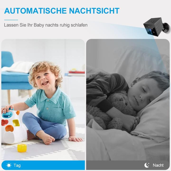 Actual product image Aobocam Mini-Überwachungskamera Q15 (1920 x 1080 Pixels, 3840 x 2160 pixels)