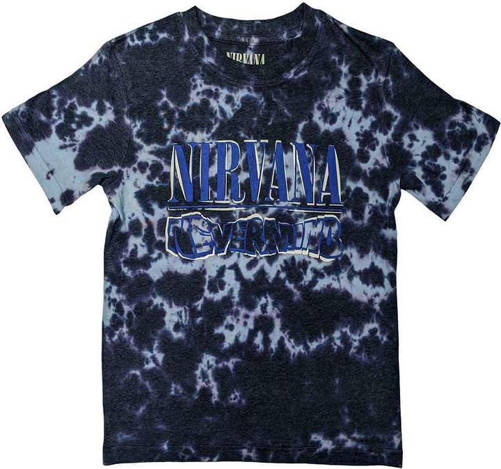 Nirvana Nevermind Wavy Logo (Dip Dye)