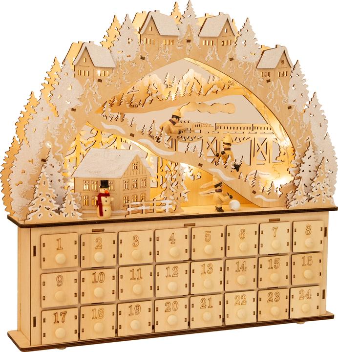 Actual product image small foot Advent calendar skiing fun