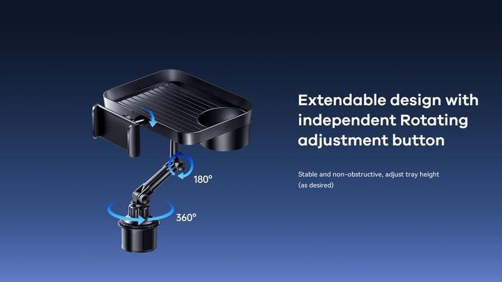 Actual product image Remax RM-C48 Autohalterung mit Getränkehalter, schwarz