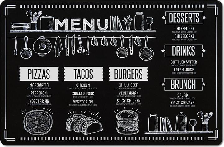 Image du produit Zeller Present Menu (1 pcs, 43.50 x 28.50 cm)