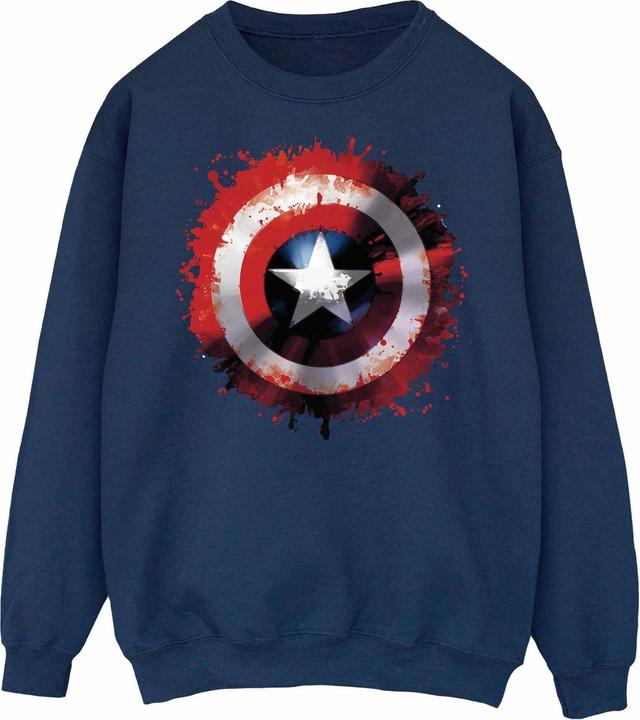 Produktbild Avengers Captain America Kunst Schild Baumwolle Sweatshirt (L)