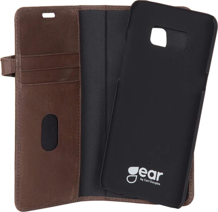 Actual product image Carl BUFFALO Wallet Leather Brun (Samsung Galaxy S8+)
