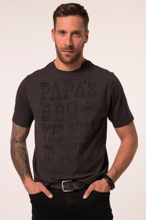 Actual product image JP1880 T-shirt, short sleeve, grill print, up to 8XL (8XL)