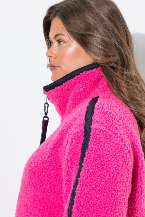 Image du produit Laurasøn Veste en polaire bouclée, col montant et manches longues (40)