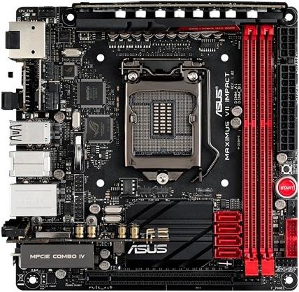 Produktbild ASUS Maximus VII Impact (LGA 1150, Intel Z97, Mini-ITX)