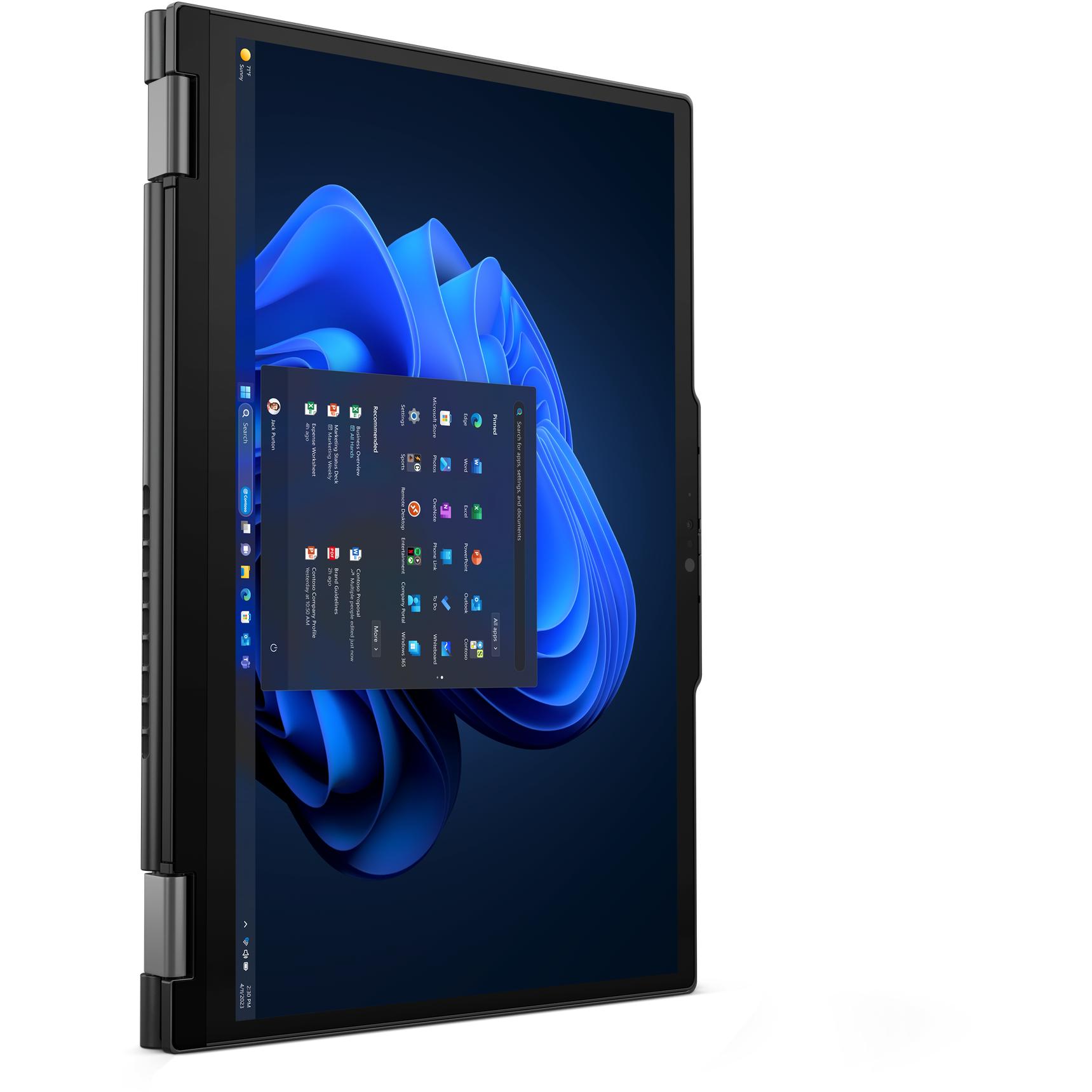 Thumbnail - Lenovo TP X13 2-IN-1 G5 CU5-125U 16GB (13.30", 16 GB, 512 GB, DE), Notebook, Schwarz
