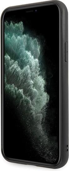 Image du produit Mercedes MEHCN65VWOLB Étui rigide pour iPhone 11 Pro Max, rouge / marron ligne bois noyer (Apple iPhone 11 Pro Max)