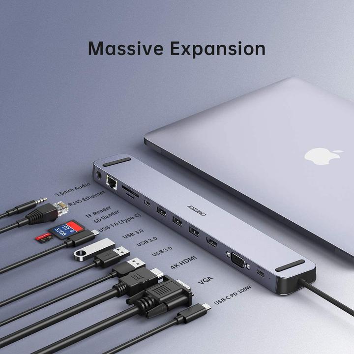 Produktbild Choetech HUB-M20 (USB-C, 11 Ports)