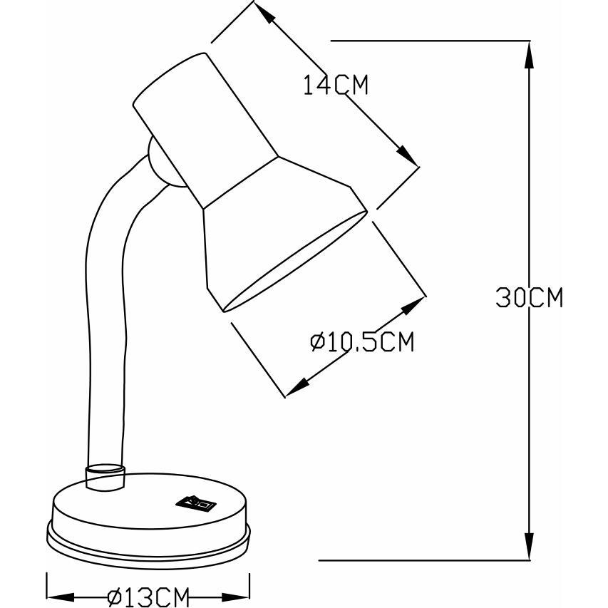 Thumbnail - Brilliant, Tischlampe, Tischlampe Energiesparlampe (E27)