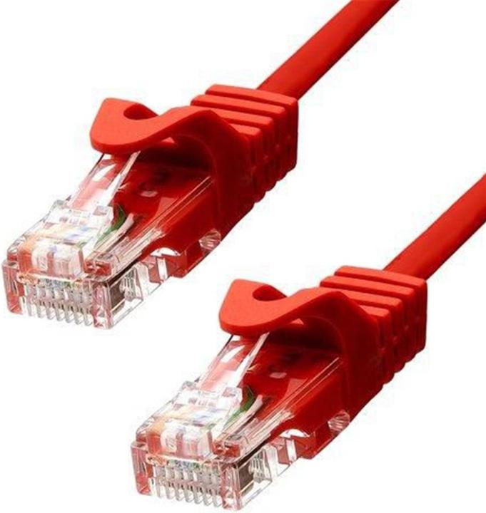 Produktbild ProXtend U/UTP CAT5e PVC AWG 24 CU Red 30CM (U/UTP, CAT5e, 0.30 m)