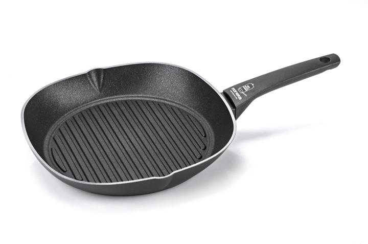 Image du produit Moneta 0005551428 Poêle Poêle à griller Carré (Poêle à grillades, Aluminium)