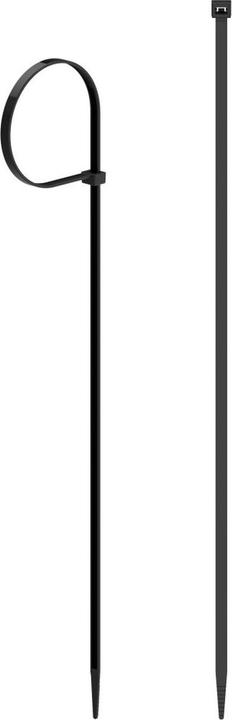 Produktbild Hama Kabelbinder, 4,8 x 300 mm, Schwarz, 50 Stück (Kunststoffkabelbinder, 300 mm, 50 Stk.)