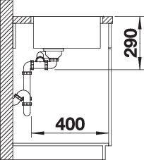 Actual product image Blanco Andano 340/180-IF (Top-mounted sink, 58.50 cm, 44 cm)