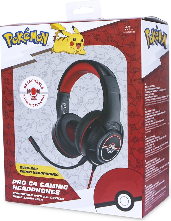 Produktbild OTL PK0904 Pokèmon Pokéball Pro Gaming Headset G4 (Kabelgebunden)