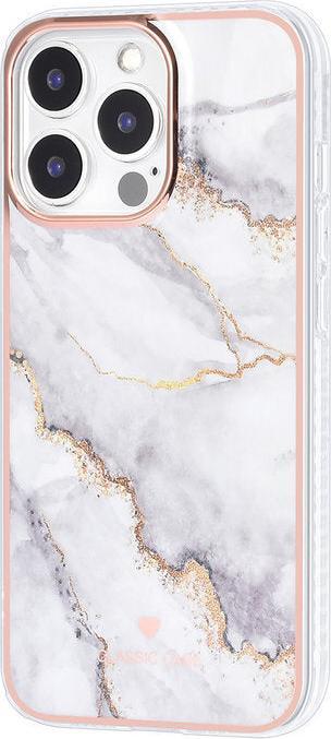 Actual product image UNIQ Accessory Case iPhone 13 Pro - Hardcase protective cover Marble white grey No.228 (Apple iPhone 13 Pro)