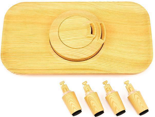 Produktbild Meaco Deluxe 202 Holzdeckel und -füsse Set (1 x)