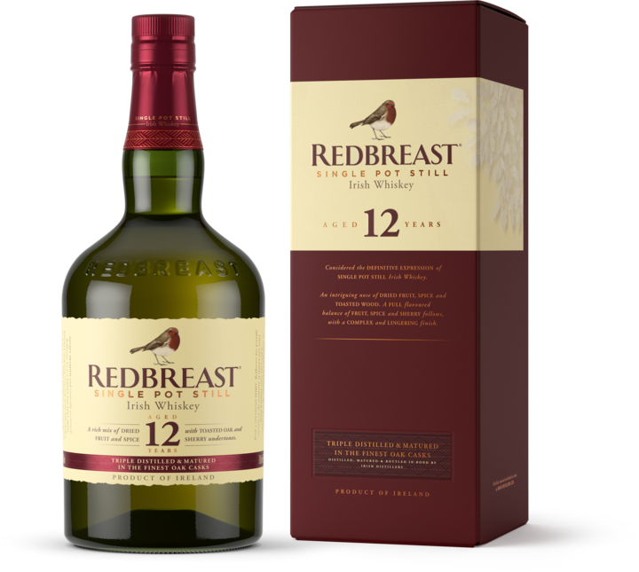Immagine prodotto Redbreast 12 anni (Single Malt, Whisky irlandese, 1 x 70 cl)