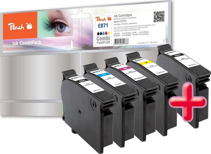 Immagine prodotto Peach T0715 Multipack (M, C, Y, FC)