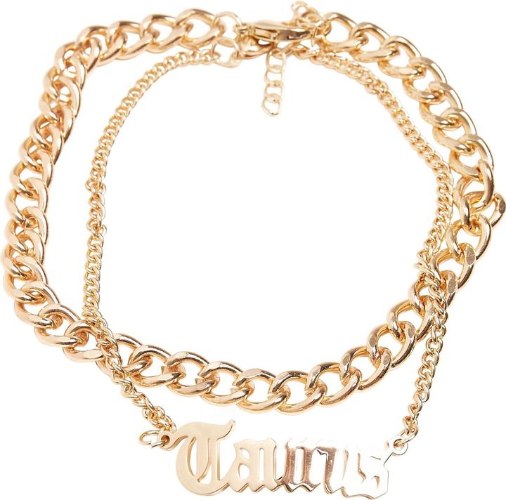 Produktbild Urban Classics Zodiac Golden Anklet (80% Eisen 20% Rostfreier Stahl)