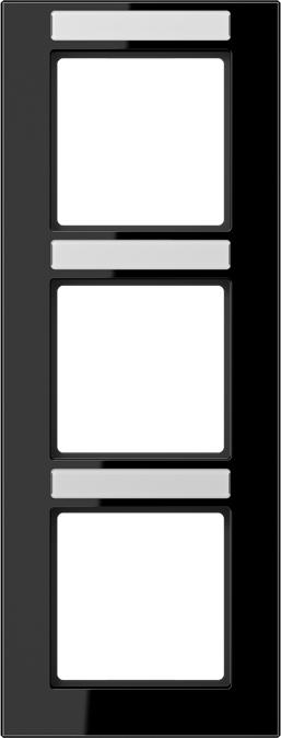 Actual product image JUNG Installation frame 3f sw glz ve A / A CREATION AC583BFNASW