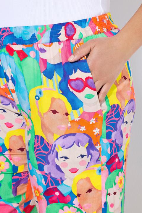 Actual product image Angel of Style Hose, weites Bein, Gesichterdruck (56)