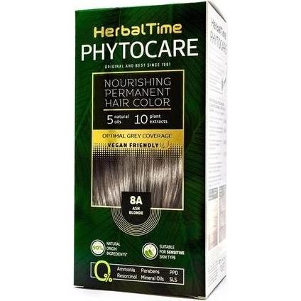 Herbal Time Phytocare Permanentes Haarfärbemittel Farbe Aschblond 8A (8A Aschblond) (50005230)