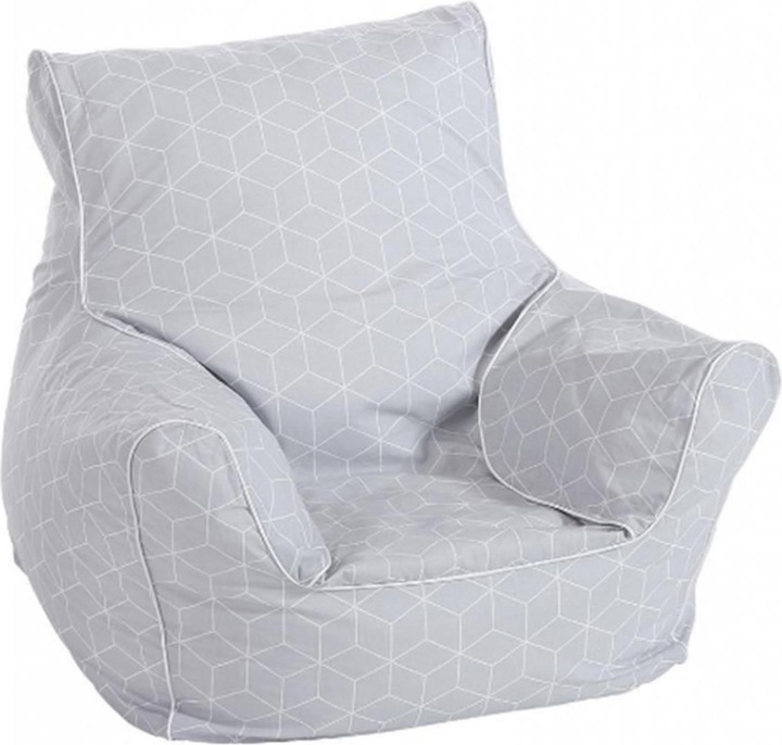 Produktbild Knorrtoys Kindersitzsack - "Geo cube grey" (Kindersessel)