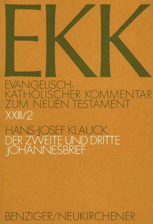 Produktbild EKK. Der zweite und dritte Johannesbrief (Deutsch, Hans J Klauck, 1994)