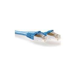 Thumbnail - ACT Blue 3 meter LSZH SFTP CAT6A patch cable snagless with RJ45 connectors (S/FTP, CAT6a, 3 m), Netzwerkkabel