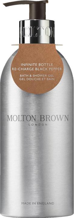 Actual product image Molton Brown Re-charge Black Pepper Infinite Bottle Bath & Shower Gel