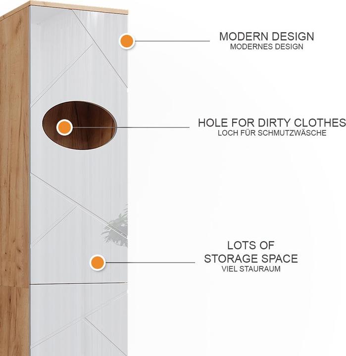 Produktbild Vicco Irma (37.5 x 32 x 192 cm)