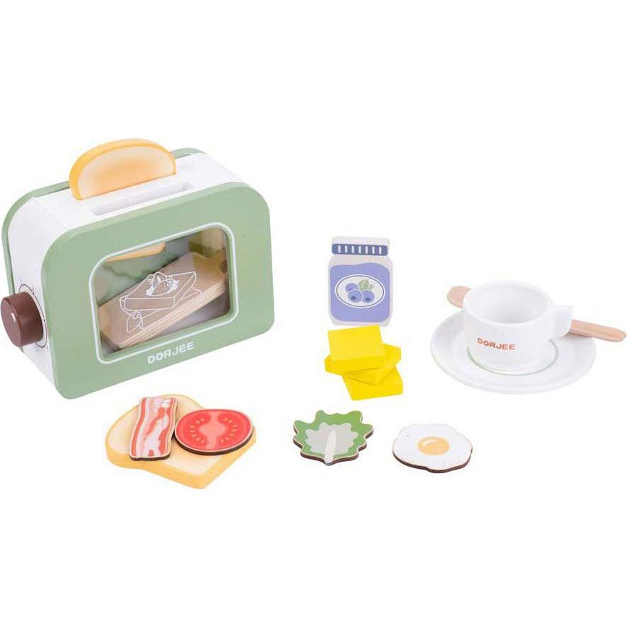 Toaster aus Holz mit Timer