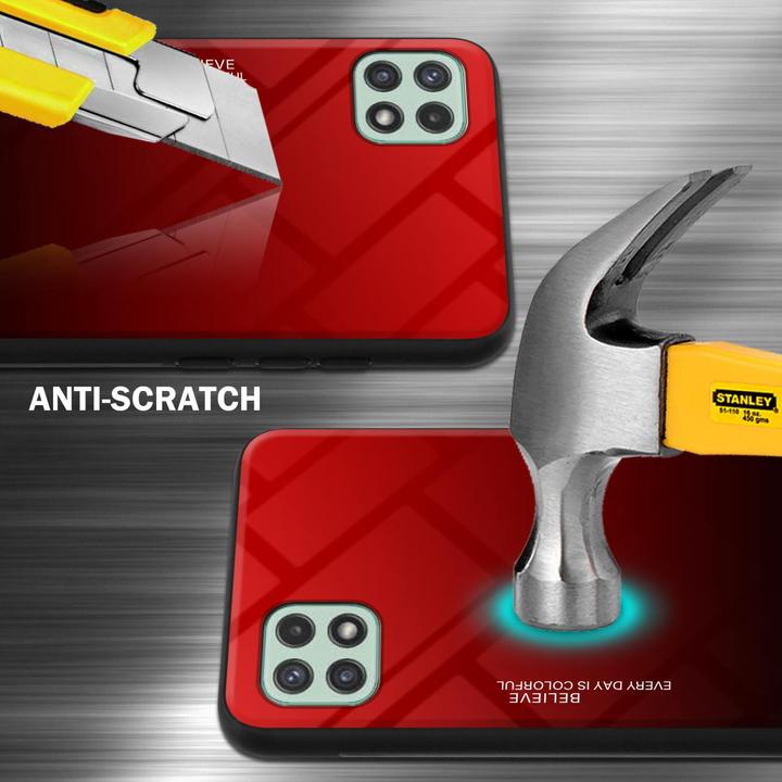 Image du produit Cadorabo TPU 2 couleurs Housse en verre (Samsung Galaxy A22 5G)