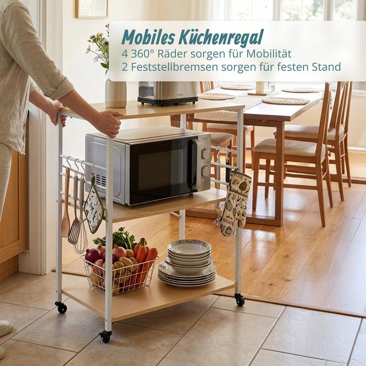 Produktbild Relaxdays Küchenrollwagen