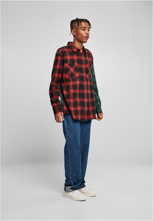 Produktbild Urban Classics Oversized Mix Check Shirt - 17008 (M)