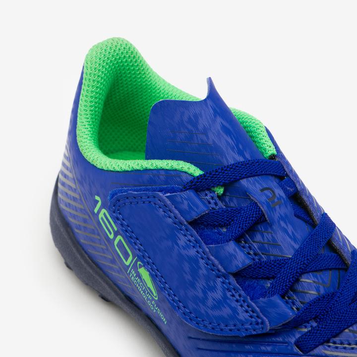 Immagine prodotto Kipsta Scarpe da calcio da bambino con chiusura a velcro - 160 Easy Turf blu (34)