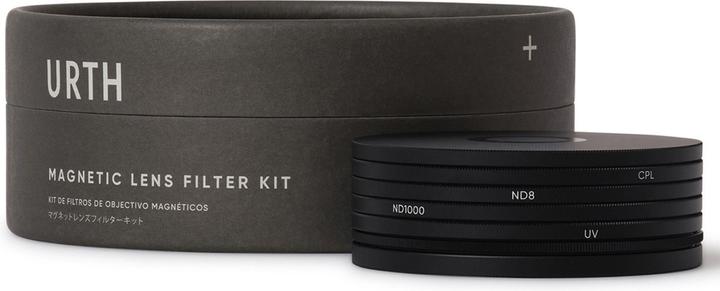 Produktbild Urth 77mm Magnetic Essential Kit (Plus+) (UV+CPL+ND8+ND1000) (77 mm, UV-Filter)