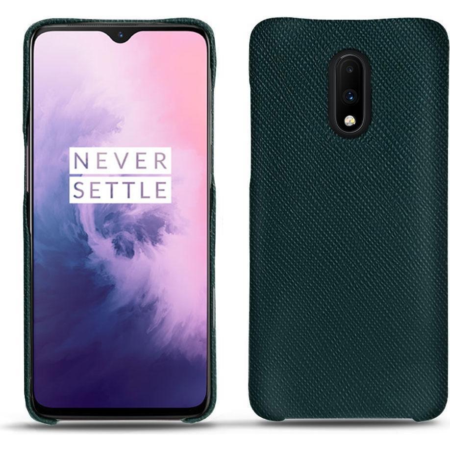 Noreve Lederschutzhülle (OnePlus 7), Smartphone Hülle, Grün