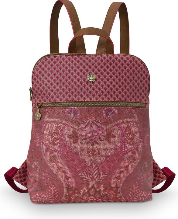 Actual product image PIP Studio Backpack Kyoto Festival Dark Pink 28x36x11cm