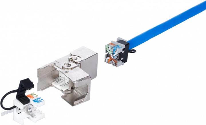 Actual product image Metz Connect Cable connector class EA 180° (Network coupling)