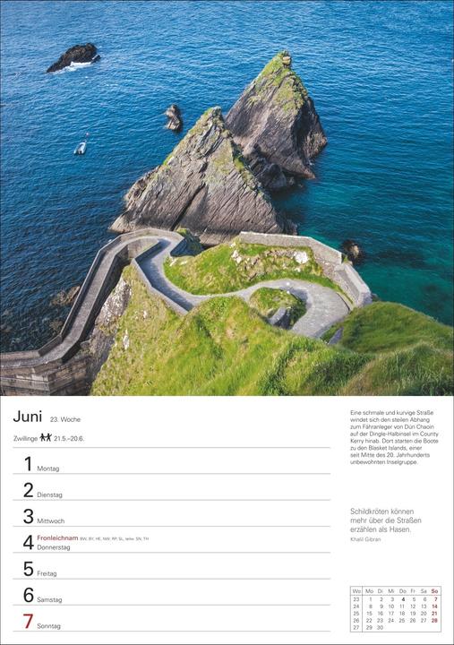 Image du produit Harenberg Irland Wochenplaner 2026 - Eine Reise in 53 Bildern (Allemand)