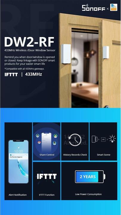 Produktbild Sonoff DW2 RF