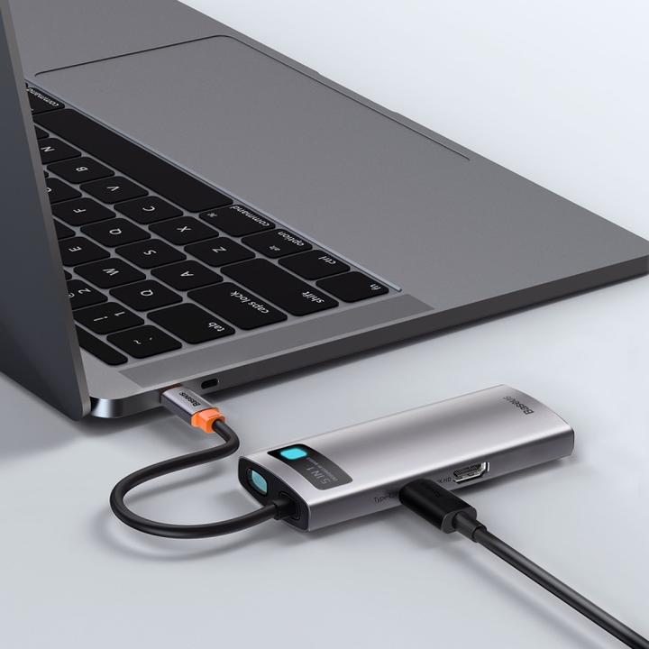 Produktbild Baseus Metal Gelam Series (USB-C, 5 Ports)