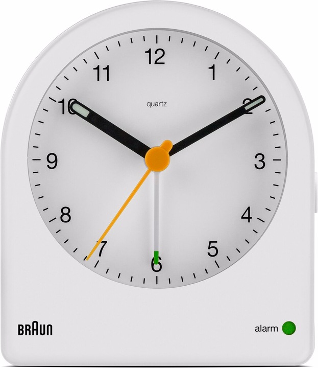 Actual product image Braun BC22 W Quartz alarm clock
