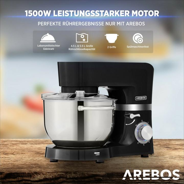 Image du produit Arebos Robot de cuisine (1500 W)