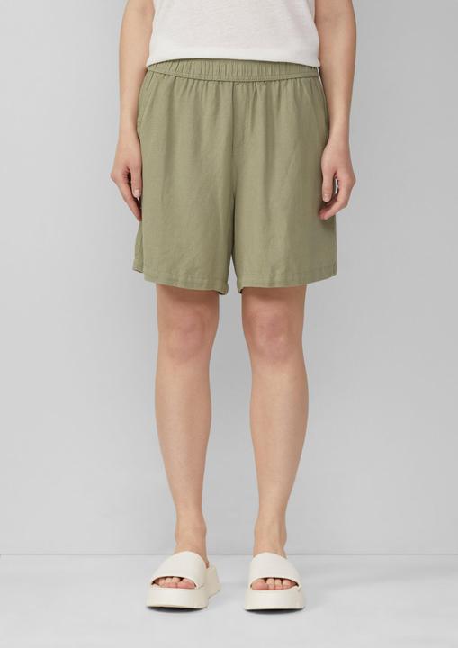 Image du produit S.Oliver Hose Leinenmix-Shorts mit Elastikbund (Bande de fréquences 38 (2600 MHz))