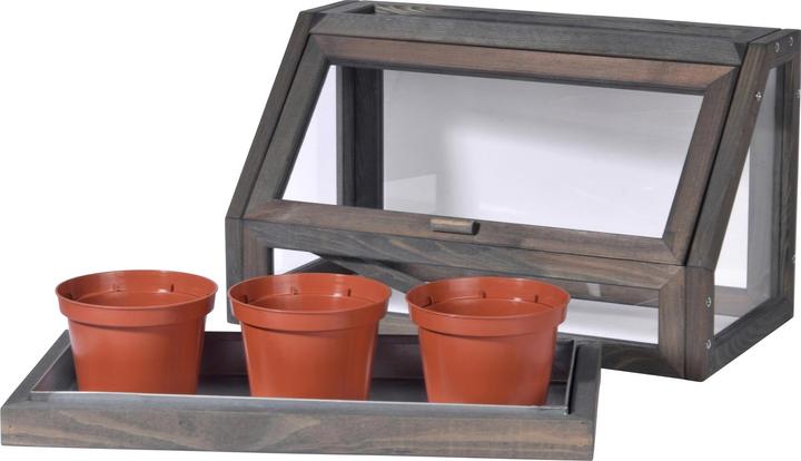 Produktbild Dobar Mini-Gewächshaus mit Töpfen